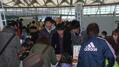 熊谷市産業祭にかいしゃごっこブース展示＆体験 2012.11,17(土)　18(日)