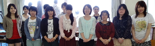 春日部共栄高校文化祭でその場写真Tシャツ昇華プリントデモンストレーションメンバー